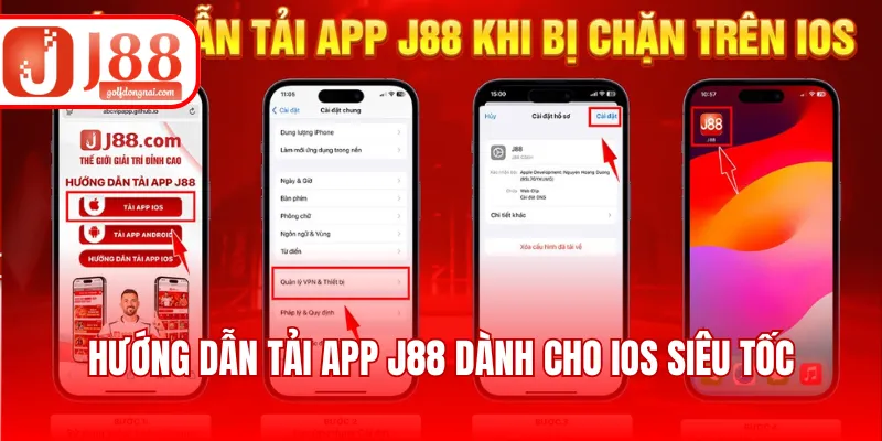 Hướng dẫn tải app J88 dành cho iOS siêu tốc